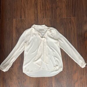 Cream blouse from Loft!
